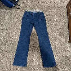 Cowgirl Tuff Classic Blue Boot Cut Jeans fleece lined